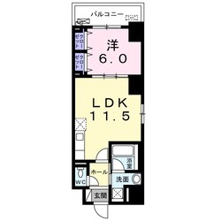 江の木町マンションの物件間取画像